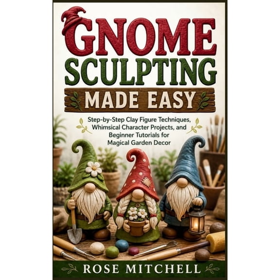 Gnome Sculpting Made Easy: Step-by-Step Clay Figure Techniques, Whimsical Character Projects, and Beginner Tutorials for, (Paperback)
