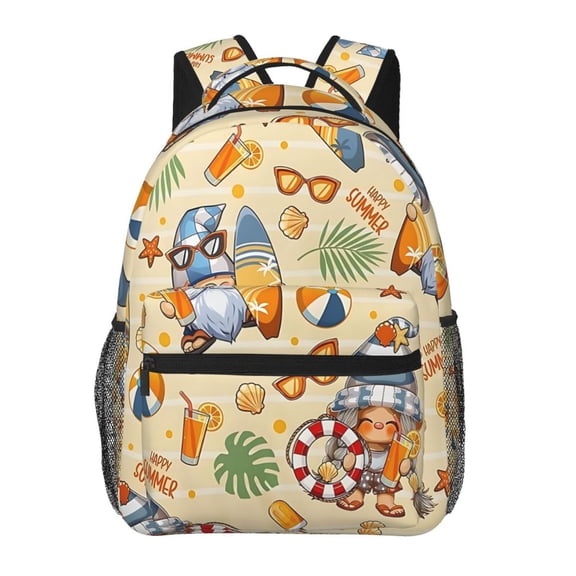 Gnome Shell Surfboard Backpack Lightweight Rucksack Travel Bag for Men and Women