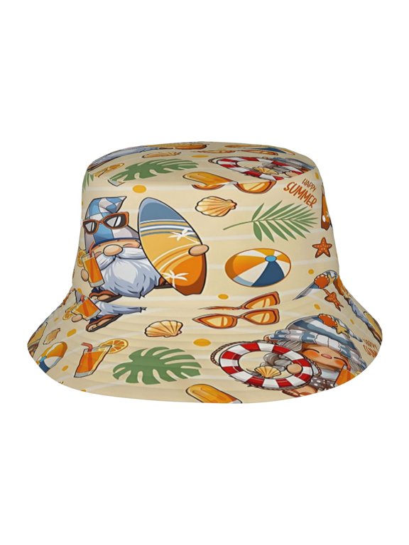 Gnome Shell Surfboard Fisherman's Hat Lightweight and Breathable Sun Hat Suitable for Both Men and Women