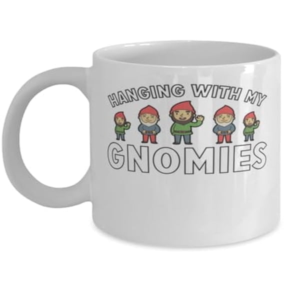 Gnome Friends Design - Gnome Lover - 11 oz Ceramic Coffee Mug
