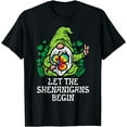 thumbnail image 1 of Gnome Tie Dye Shamrock Let Shenanigans Begin St Patricks Day T-Shirt, 1 of 3