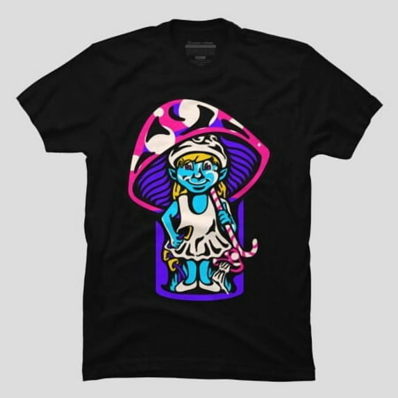 Gnome Trippy Funny Psychedelic Graphic, H15251 T-Shirt, for Men and Women, Up to Size 5XL