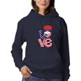 thumbnail image 1 of Gnome Usa Love Hoodie Women -Image by Shutterstock, Female 5X-Large, 1 of 4