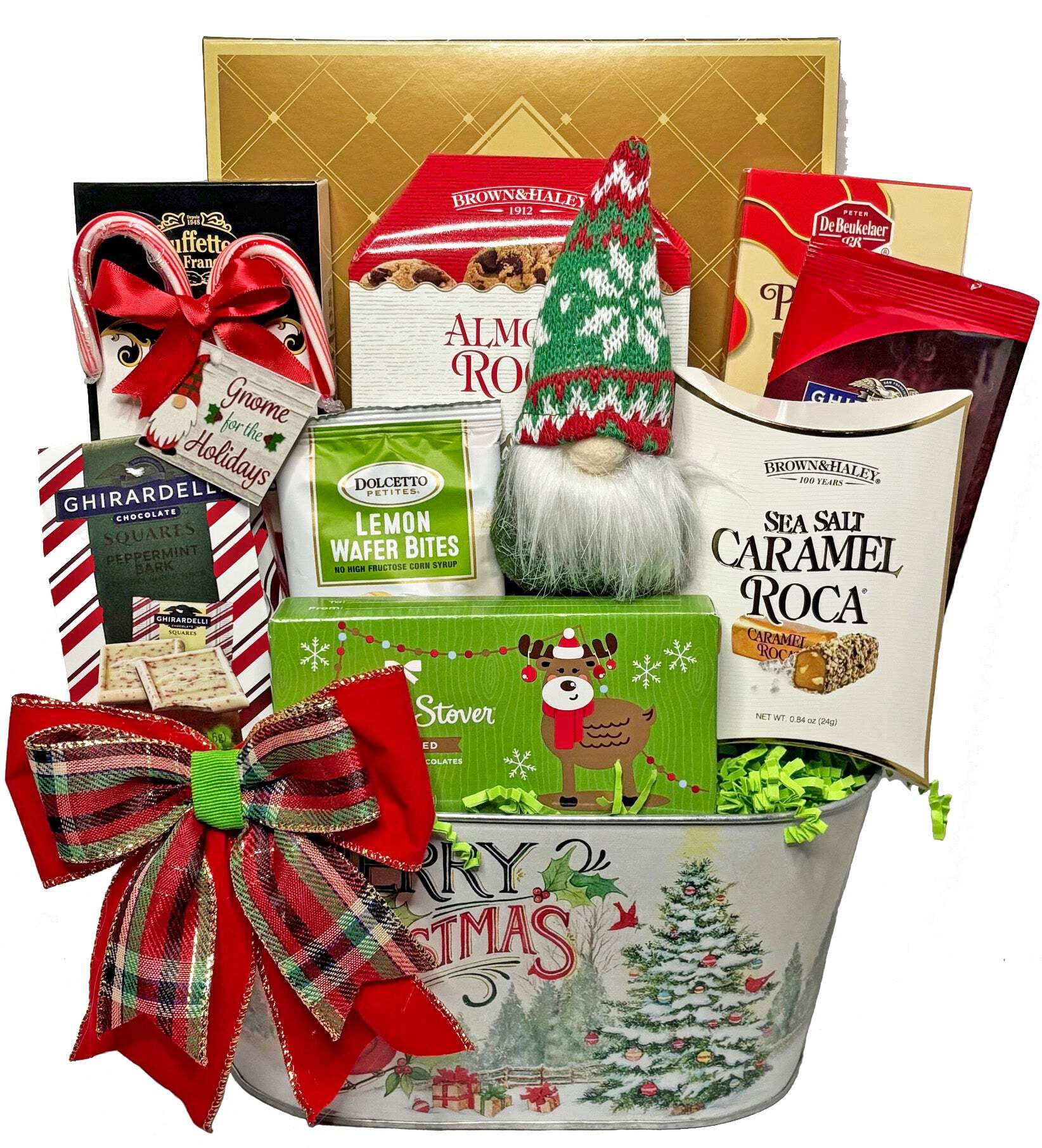 "Gnome for the Holidays" Christmas Gift Basket | Holiday Gift Basket ...