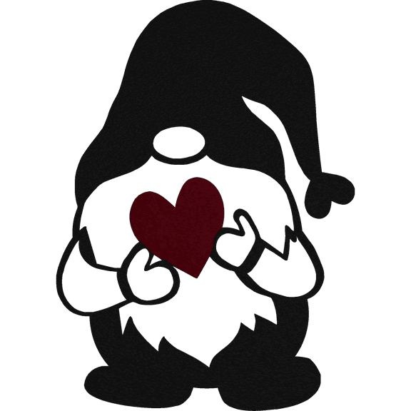 Gnome heart - Metal Wall Art