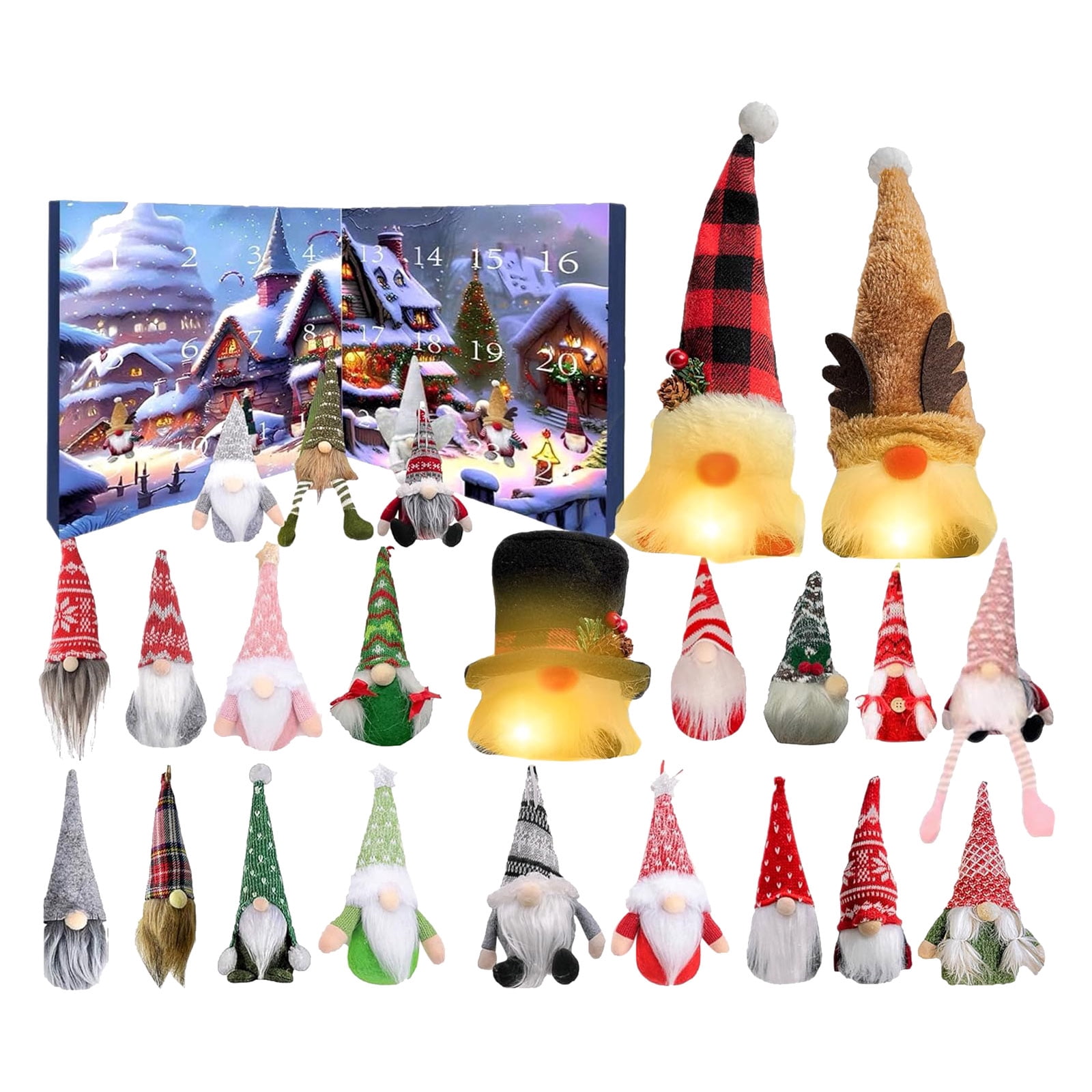 Gnomes Advent Calendar 2025 Christmas Countdown 24 Days 24 Collectible ...