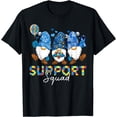 thumbnail image 1 of Gnomes Autism Awareness Shirts Support Squad Blue Ribbon T-Shirt, 1 of 4