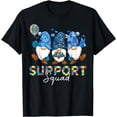 thumbnail image 1 of Gnomes Autism Awareness Shirts Support Squad Blue Ribbon T-Shirt, 1 of 3