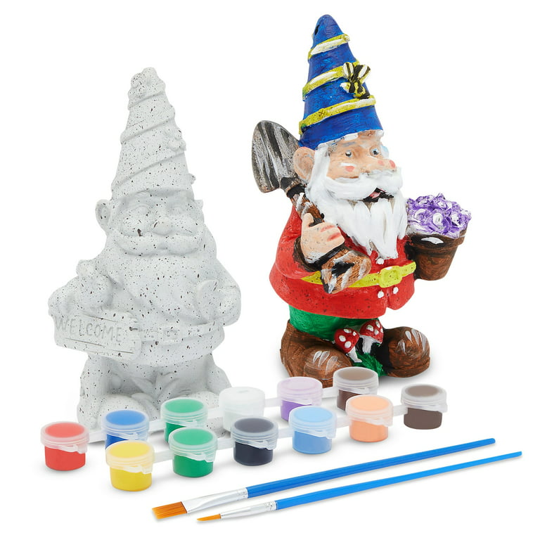 Gnomes Ceramic Painting Kit for Kids Adults and Teens with 3ml