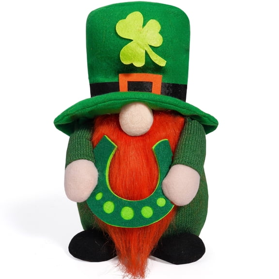 Gnomes Dolls Shamrock Dwarf Elf Plush Figurine Patricks Day Party Decoration