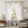 thumbnail image 1 of Gnomes Easter Sheer Curtains 108" Extra Long, Eucalyptus Spring Floral Eggs Rustic Vintage Light Filering Curtains, Privacy Drapes Simi Floor to Veiling Curtain for Living Room Window Treatment, 1 of 9