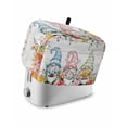 thumbnail image 1 of Gnomes Easter Small Toaster Cover 2 Slice, Kitchen Appliance Covers, Eucalyptus Spring Floral Eggs Leaves Wooden Toaster Oven Cover with Loop, Bread Machine Cover Polyester Dust Cover Protection, 1 of 4