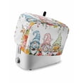 thumbnail image 1 of Gnomes Easter Toaster Cover 2 Slice, Small Kitchen Appliance Covers, Eucalyptus Spring Floral Weeping Eggs Farmhouse Toaster Oven Cover with Loop, Bread Machine Cover Polyester Dust Cover Protection, 1 of 4
