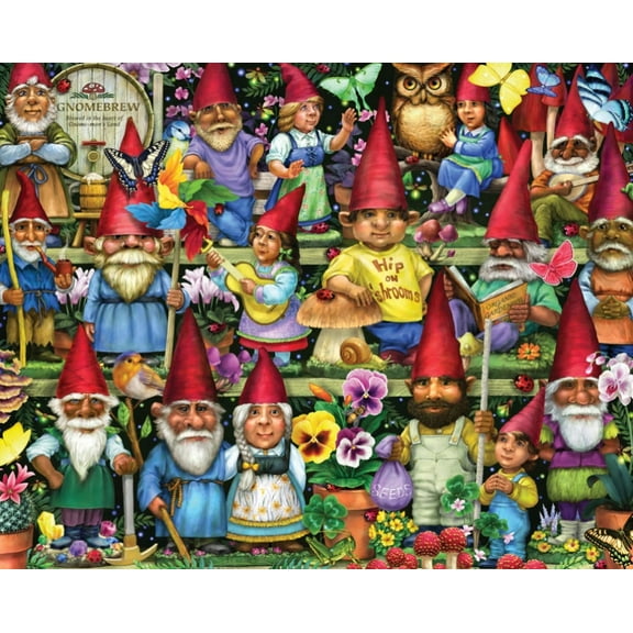Gnomes Galore Jigsaw Puzzle 1000 Piece