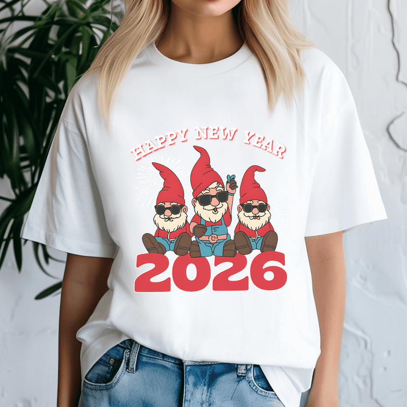 Gnomes Happy New Year Tshirt 2026 Celebration Shirt Festive Party Tee Gnomes Happy New Year Tshirt 2026 Celebration Shirt Festive Party Tee New Year Gifts 9cc5a3ac 15ba 4ae4 A624 