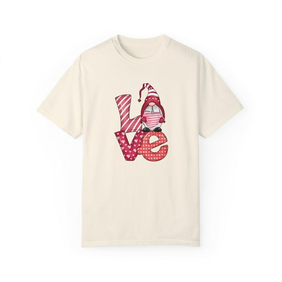 Gnomes LOVE Valentine Shirt, Comfort Colors Valentine Shirt