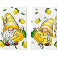 thumbnail image 1 of Gnomes Lemons Summer Kitchen Towels Dish Towels, 18x26 Inch Seasonal Holiday Decoration Hand Towels Set of 2, 1 of 6