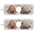 thumbnail image 1 of Gnomes Mast Leaf Kitchen Sink Splash Guard for Faucet 2 Packs Faucet Absorbent Mats Cute Autumn Cherry Faucet Handle Drip Catcher Quickly Drying Mat for Kitchen Counter Bathroom, 30"x5.5", 1 of 7