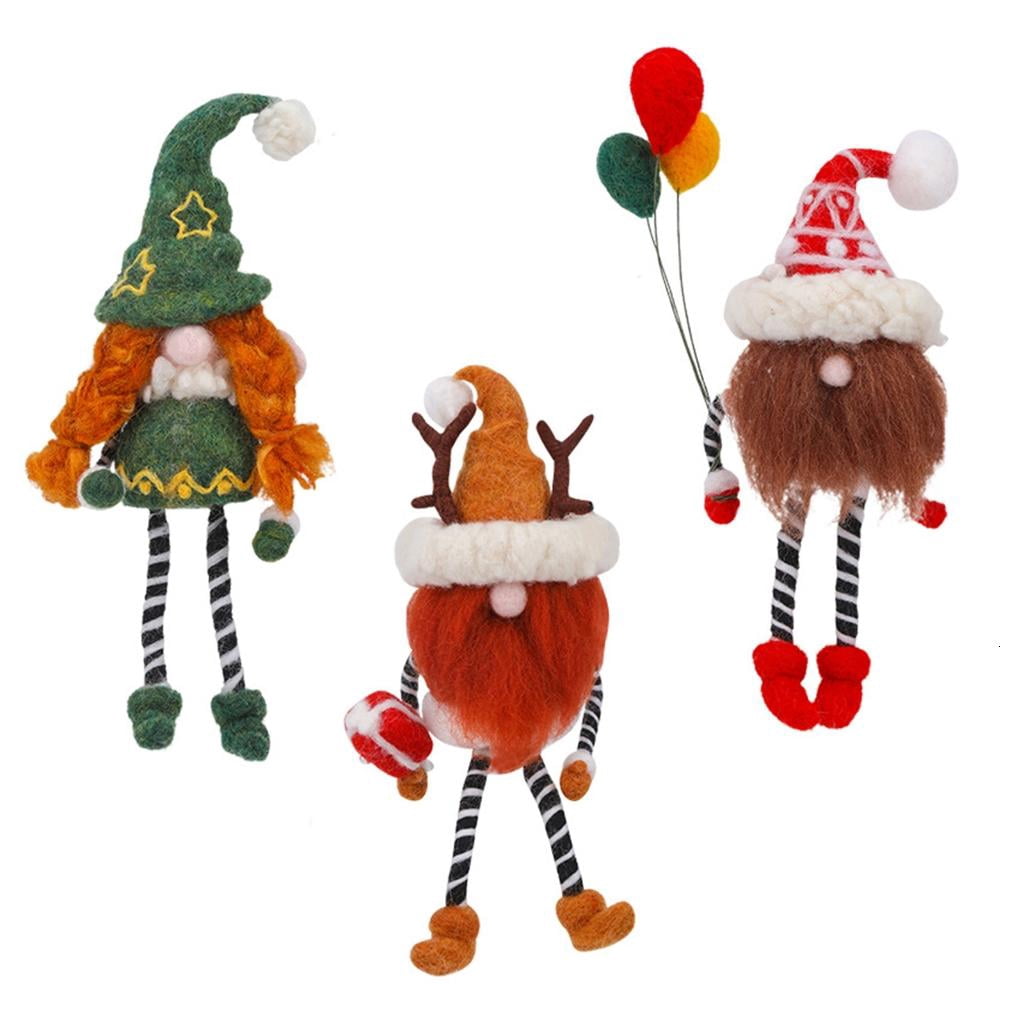 Gnomes Needle Felting Starter Kits Needle Felting Kits Wool Needle Felting Tool Kits with Felt Tool