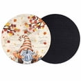 thumbnail image 1 of Gnomes Pumpkin Fall Coasters Set of 2, Absorbent Coasters for Drinks, Thanksgiving Branches Maple Leaves Coaster for Desk Coffee Table Protection, Home Decor House Warming Gifts 4", 1 of 8