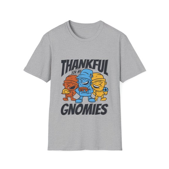 Gnomes Thanksgiving Holiday Comical Men Women Family Tee