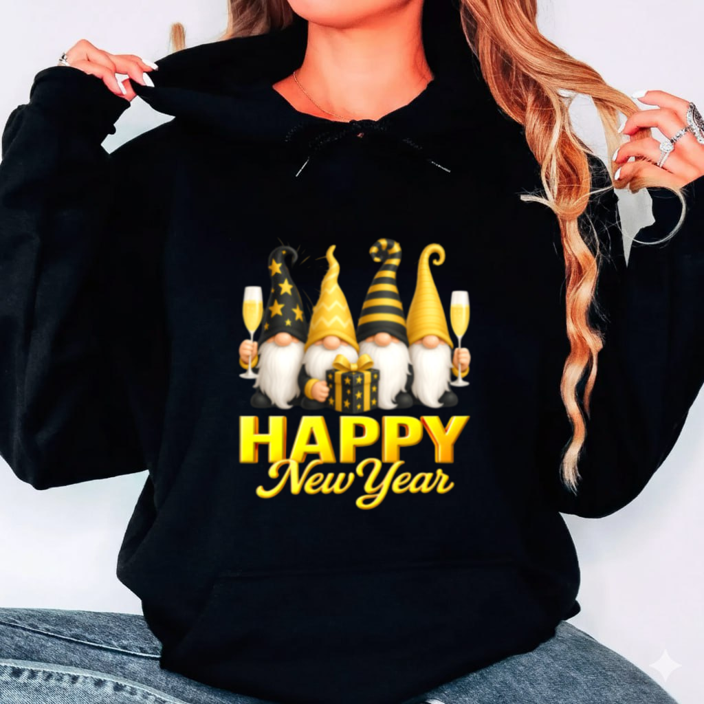 Gnomes Toasting New Year 2026 Cozy Winter Party Celebration Hoodie Gnomes Toasting New Year 2026 Cozy Winter Party Celebration Hoodie Shirt Up To Size 5XL 606825c5 Fbde 42a5 Ab71 