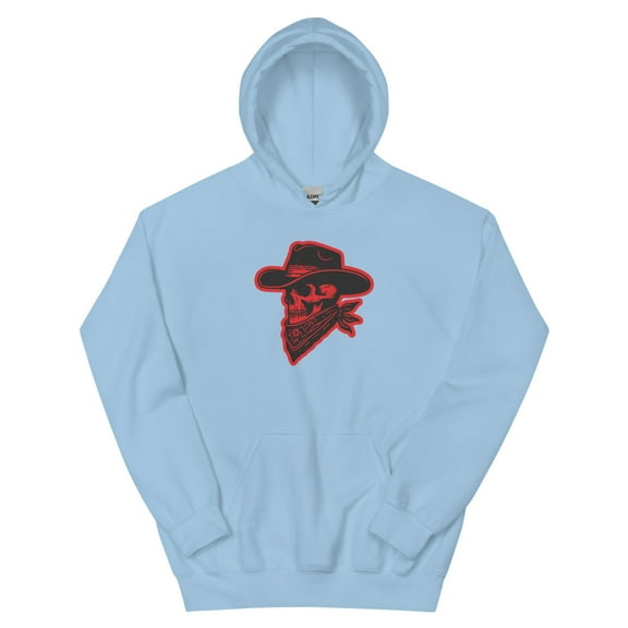 Gnonies Outlaw Sweatshirt Hoodie (Light Blue, 2XL)