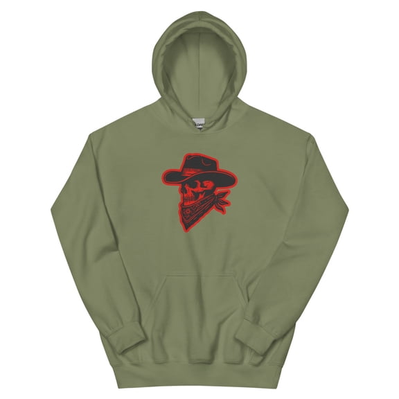 Gnonies Outlaw Sweatshirt Hoodie (Military Green, M)