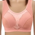 thumbnail image 1 of Gnshining Full Coverage Bra for Women Breathable Wide Shoulder Straps Push-up Bra Seamless Soild Color Everyday Underwear, 1 of 9