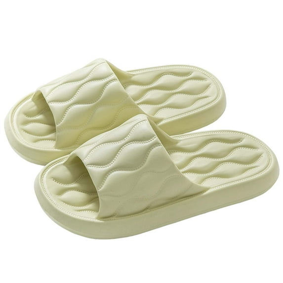 Gnshining Shower Shoes for Women and Men Thick Sole House Slippers Skidproof Bathroom Shoes Soft-Soled Beach Slippers Indoor Outside Couple Slippers