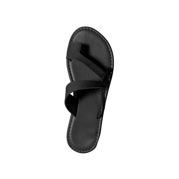 Gnshining Summer Shoes for Women Weave Open Toe Flat Shoes Skidproof Shoes Soft-Soled Walking Work Shoes Travel-friendly Beach Shoes