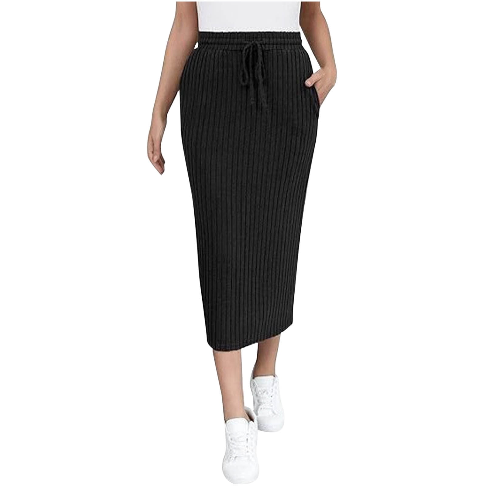 スカート RUFFLOG Hyper Stretch Skirt Mid GREY Amiah Mid Rise Maxi Skirt In Dark Grey | Bardot