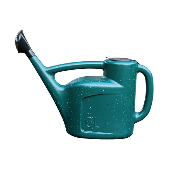 Gnwei 1.5 Gallon Watering Can for Outdoor Plants, Large Plastic Water Can with Long Spout, Detachable Sprinkler Head, Lightweight Watering Pot for Indoor Houseplants and Garden Flower