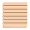 thumbnail image 1 of Gnwei (1 Pack) Lined Sticky Notes 3x3 in Post Ruled Stickies Super Sticking Power Memo Pads Vintage Colors Sticky Notes with Lines Self-Stick Note Pads, 1 of 8