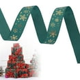 thumbnail image 1 of Gnwei 1 Rolls 5 Yards Christmas Ribbon 1 Inch, Red and Green Satin Ribbon Christmas Craft Ribbons for Gift Wrapping Bow Making DIY Crafts Holiday Xmas Party Decorations, 1 of 5
