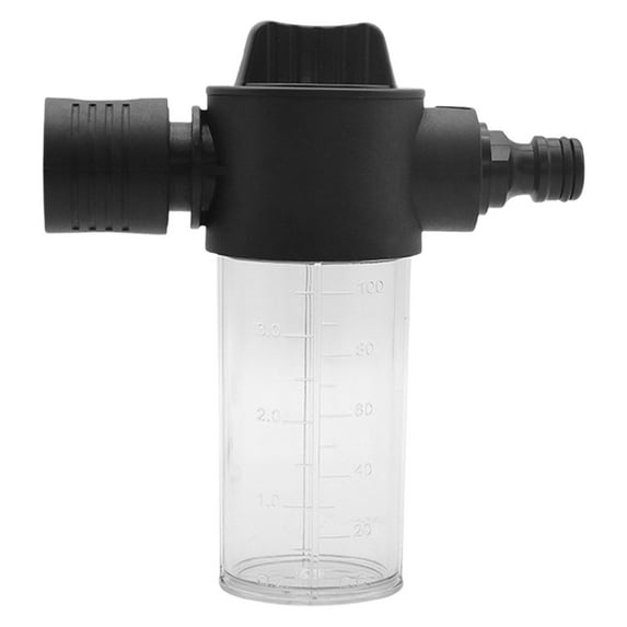 Gnwei 100ML Foam Bottle Garden Hose Car Foam Sprayer Car Wash Hose Attachment Garden Foam Water Bottle Car Washing Foamer Pot Household Wash Accessories