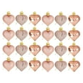 thumbnail image 1 of Gnwei 24pcs Heart Ornaments for Christmas Decorations, Heart Shaped Hanging Ornaments for Valentine's Day Wedding Decor Christmas Tree Anniversary Mother's Day Party Decorations, 1 of 9
