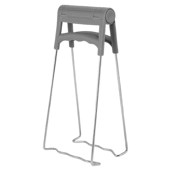 Gnwei 304 Stainless Steel Hot Plate Gripper Tongs Foldable Kitchen Pot Holder Clamp for Safe Hot Dish and Bowl Handling Steaming Clips for Home and Restaurant Use