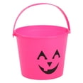 thumbnail image 1 of Gnwei 5.7" Halloween Trick or Treat Bucket, Halloween Jack O Lantern Candy Basket, Trick or Treat Pumpkin Pails Cauldron Kettle Candy Holder, Halloween Party Supplies, 1 of 8