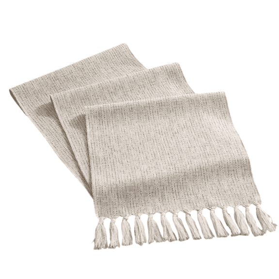 Gnwei Boho Farmhouse Table Runners 72 Inches Long with Tassels for Holiday Party, Linen Beige Table Runners Wrinkle Free for Wedding Dining Room, Ivory Table Runner for Dresser Decor