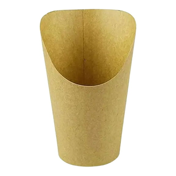 Gnwei Charcuterie Cups French Fry Holder, 50PCS Appetizer Cups for Parties, 12 oz Kraft French Fry Cup, Disposable Brown Paper Snack Cup, Charcuterie Boards Accessories