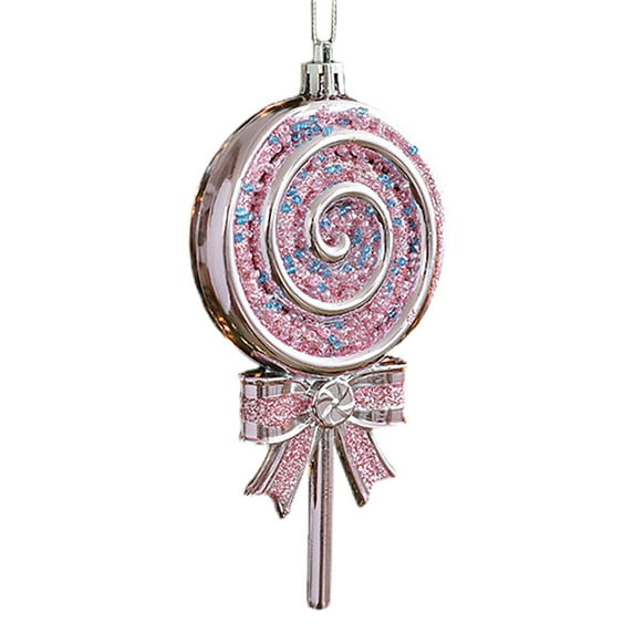 Gnwei Christmas Candy Ornaments Christmas Tree Decorations Candy Lollipop Ice Cream Cake Ornaments for Xmas Tree Topper DIY Indoor Home Office Holiday Vase Gifts Party Decor