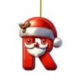 thumbnail image 1 of Gnwei Christmas Decoration - 26 Letters Ornaments for Christmas Tree 2025, Christmas Ornament 3D Resin Xmas Hanging Pendant Original Gifts for Family Friends, 1 of 9