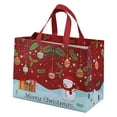 thumbnail image 1 of Gnwei Christmas Gift Bags - Non-Woven Reusable Holiday Gift Bags with Handles, Jumbo Xmas Tote Bags for Christmas Party, Gift Wrapping, New Year Favors & Decorations, 1 of 9