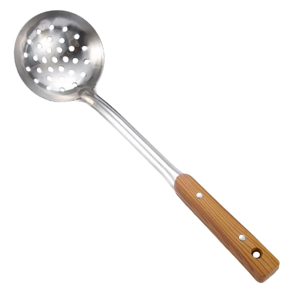 Gnwei Cooking Utensils Bulk, Stainless Steel Kitchen Utensils, Heat Resistant Metal Kitchen Tools, Wok Ladle, Slotted Spoon, Wok Spatula and Slotted Spatula, Dishwasher Safe