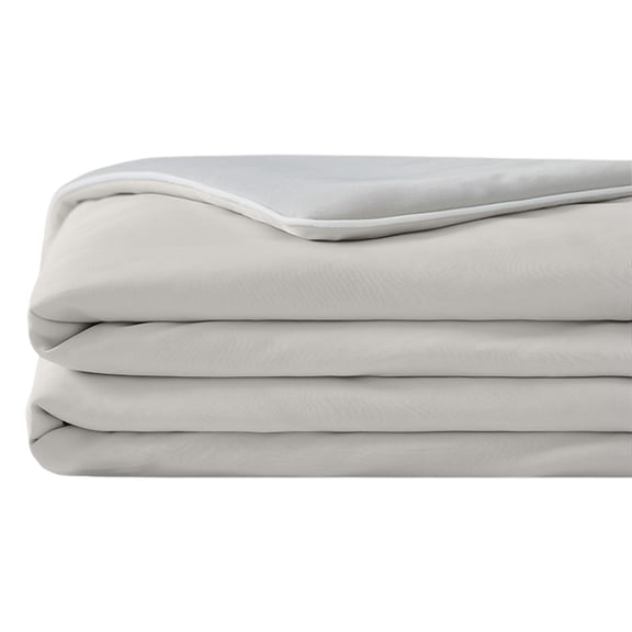 Gnwei Cooling Comforter Queen Size, Q-Max 0.4 Reversible Lightweight Cooling Blanket, Breathable Silk Smooth Summer Bedding Quilt for Hot Sleepers Night Sweats