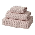 thumbnail image 1 of Gnwei Cotton Waffle Towels Set for Bathroom 3Pcs, Turkish Cotton Bath Towels Sets for Bathroom Soft Highly Absorbent 650 GSM with 1 Bath Towel, 1 Hand Towel, 1 Washclothe, 1 of 9