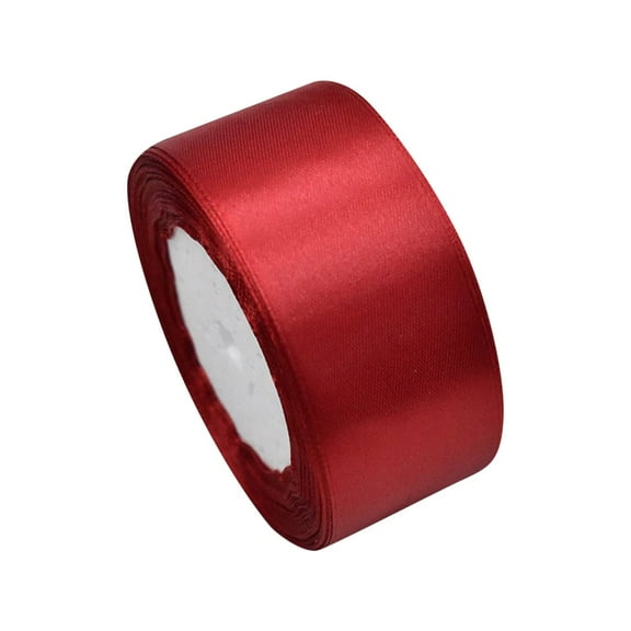 Gnwei Double Faced Satin Ribbon 2 Inch x 25 Yards Double Sided Solid Polyester Ribbon for Gift Wrapping Party Hair Braids Bow Decoration Floral Arrangement Craft Supplies