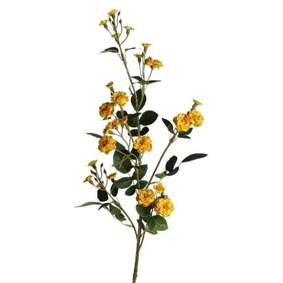 Gnwei Faux Silk Pompon Mum Artificial Flowers, Bulk Fake Mini Chrysanthemums with Stems for DIY Bouquet Centerpieces Wedding Fillers Arrangements Shower Decorations