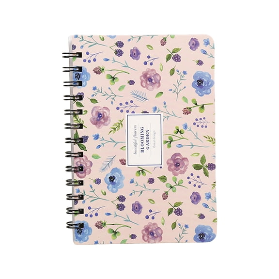 Gnwei Floral Spiral Bound Undated Planner for 2026 – 5" x 7.3" Hardcover Organizer with Weekly & Monthly Layouts – Perfect for School, Work, and Time Management
